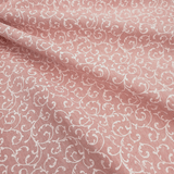 Rohbaumwolle H 280 cm - ROSA BLUMEN