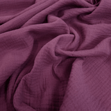 Mussola di Cotone Doppia Garza H 140 cm - AMARANTO