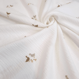 Mussola di Cotone Doppia Garza H 140 cm - PAPERELLE/LATTE