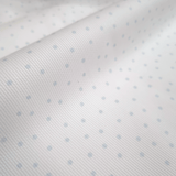 Piquet millerighe H 150 cm - POIS AZZURRI FONDO BIANCO