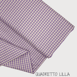 Collezione "Riga, quadretto e unito" H 180 cm - LILLA