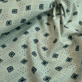 Cotone Americano H 110 cm - FANTASIA VERDE SALVIA