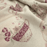 Cotone Fondo Grezzo H 280 cm - TAZZE FIORITE