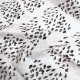 Cotone Americano H 110 cm - ORME BIANCO E NERO