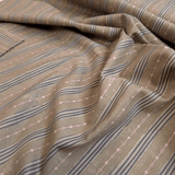 Cotone Americano H 110 cm - RIGHE ROSA/GRIGIO