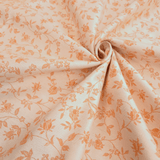 Tovagliato Fiandra di Cotone H 180 cm - FIORELLINI ARANCIO