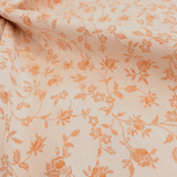 Tovagliato Fiandra di Cotone H 180 cm - FIORELLINI ARANCIO