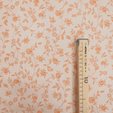 Tovagliato Fiandra di Cotone H 180 cm - FIORELLINI ARANCIO