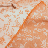 Tovagliato Fiandra di Cotone H 180 cm - FIORELLINI ARANCIO