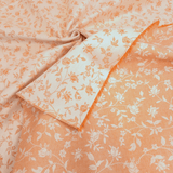 Tovagliato Fiandra di Cotone H 180 cm - FIORELLINI ARANCIO