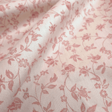 Tovagliato Fiandra di Cotone H 180 cm - FIORELLINI ROSA ANTICO