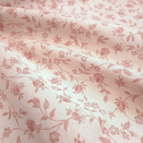 Tovagliato Fiandra di Cotone H 180 cm - FIORELLINI ROSA ANTICO