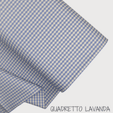 Collezione "Riga, quadretto e unito" H 180 cm - LAVANDA