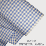 Collezione "Riga, quadretto e unito" H 180 cm - LAVANDA