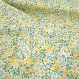 Piquet millerighe H 150 cm - MINI FIORELLINI/GIALLO