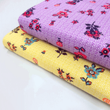 Cotone Americano H 110 cm - FIORI SU FONDO PUNTEGGIATO