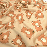 Felpa Garzata/French Terry H 150 cm - TEDDY BEAR BEIGE