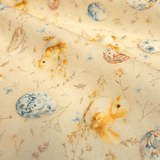 Tessuto Cotone Digital H 150 cm - PULCINI E UOVA DECORATE