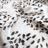 Cotone Americano H 110 cm - ORME BIANCO E NERO