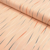 Cotone Americano H 110 cm - ONDE/ROSA CIPRIA