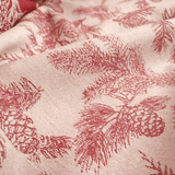 Tovagliato Fiandra di Cotone H 180 cm - PIGNE BORDEAUX