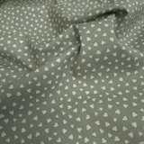 Piquet millerighe H 150 cm - COORDINATO VERDE SALVIA