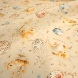 Tessuto Cotone Digital H 150 cm - PULCINI E UOVA DECORATE