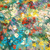 Velluto Digital H 140 cm - ACQUERELLO FONDO ROSSO