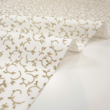 Pannolenci H 160 cm - LATTE RAMI GLITTER ORO