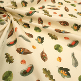 Piquet millerighe con stampa digitale H 150 cm - SOGNI TRA LE FOGLIE