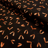 Cotone Americano H 110 cm - SEMI D'ACERO/NERO