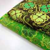 Cotone Americano H 110 cm - FANTASIA CON QUADRIFOGLI