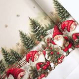 Tessuto per Tovaglie con abbassamento H 160 cm - MAGIA NATALIZIA SOTTO LA NEVE