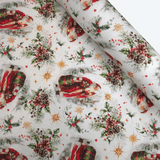 Cotone Fondo Panama Digital H 160 cm - BABBO NATALE