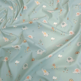 Tessuto Impermeabile H 145 cm - ELEFANTINI/MENTA