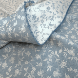 Tovagliato Fiandra di Cotone H 180 cm - FIORELLINI POLVERE