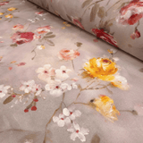 Fond numérique Panama en coton mélangé H 280 cm - PANIERS DE PÂQUES/PAPILLONS