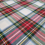 Tessuto Scozzese H 320 cm - QUADRO GRANDE BIANCO