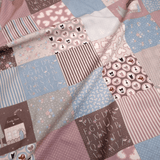 Cotone Americano - Collezione “Love Family” - Patchwork