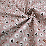 Cotone Americano - Collezione “Love Family” Rosa