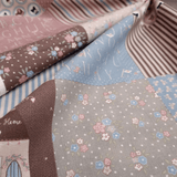 Cotone Americano - Collezione “Love Family” - Patchwork