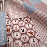 Cotone Americano - Collezione “Love Family” - Patchwork