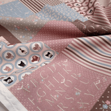 Cotone Americano - Collezione “Love Family” - Patchwork