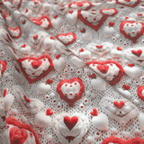 Tessuto Cotone Digital H 150 cm - BATTITO DI CUORI