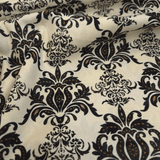 Cotone Americano H 110 cm - DAMASCATO NERO