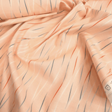 Cotone Americano H 110 cm - ONDE/ROSA CIPRIA