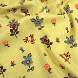 Cotone Americano H 110 cm - FIORI SU FONDO PUNTEGGIATO