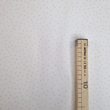 Piquet millerighe H 150 cm - POIS BEIGE FONDO BIANCO