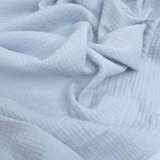 Mussola di Cotone Doppia Garza H 140 cm - CELESTE