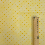 Cotone Americano H 110 cm - POIS GIALLO/SFUMATO
